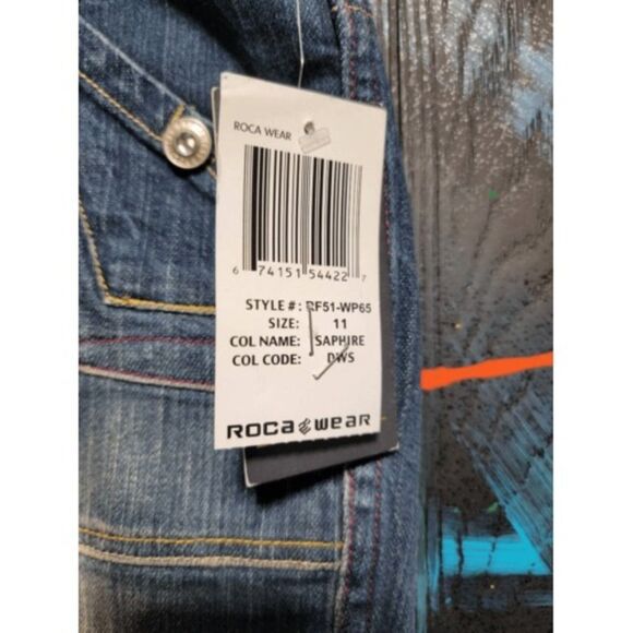 BNWT DS Vintage Rocawear Jeans SZ 11 #096 - Picture 3 of 9